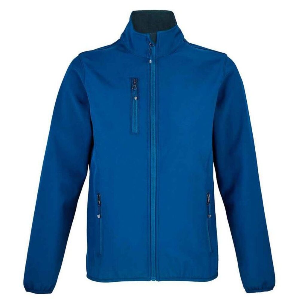 SOLS Womens/Ladies Falcon Softshell Recycled Soft Shell Jacket / Royal Blue